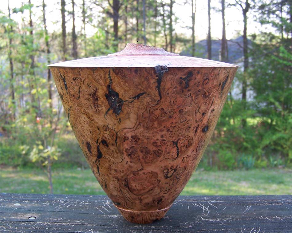 Cherry Burl Vase