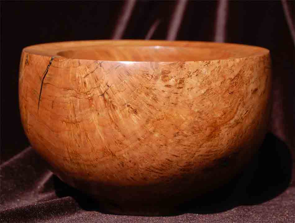 Cherry Burl Wide rim bowl