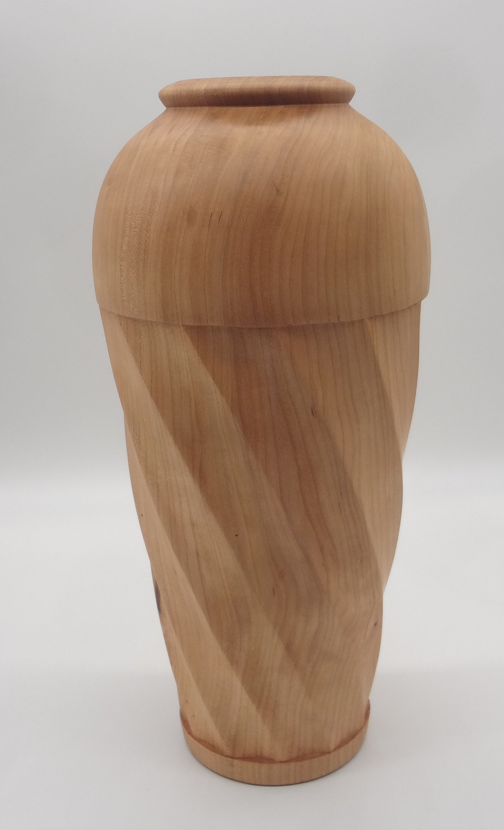 Cherry Fluted Vase