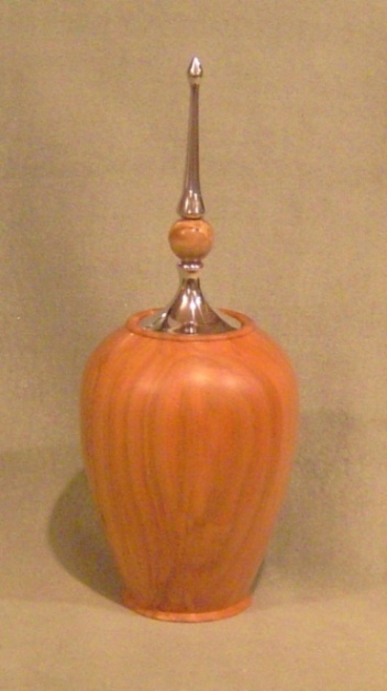 Cherry Vase with Finial