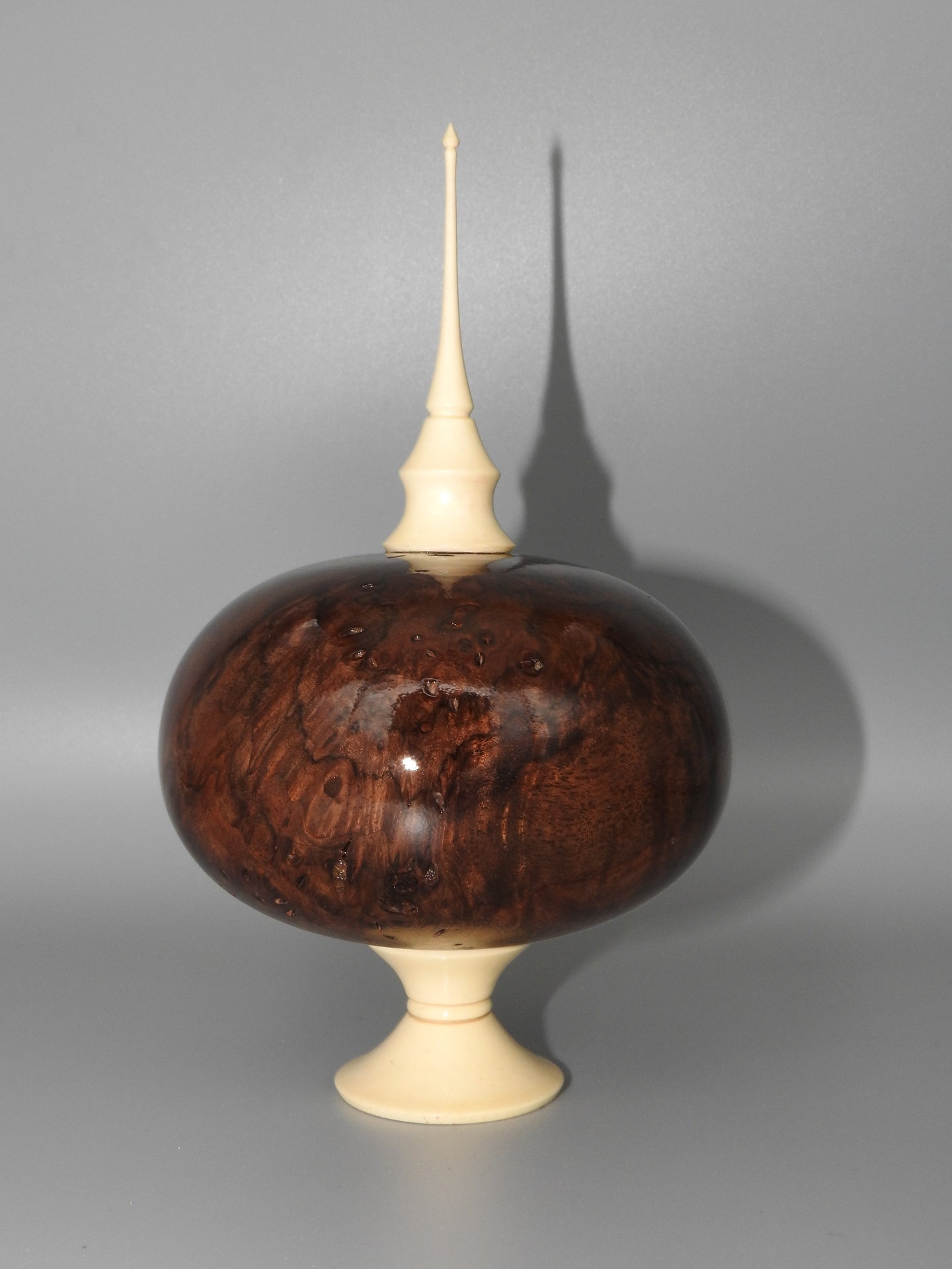 Claro Walnut Burl Vessel