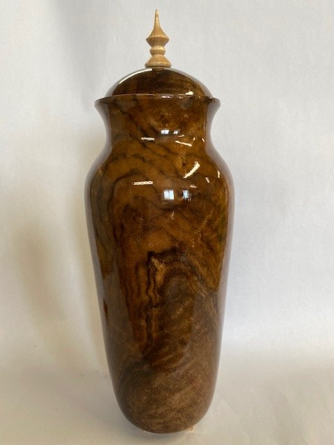 Claro Walnut urn