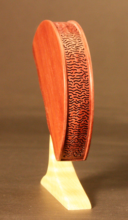 Detail photo of  "Purpleheart  split bowl thingie"