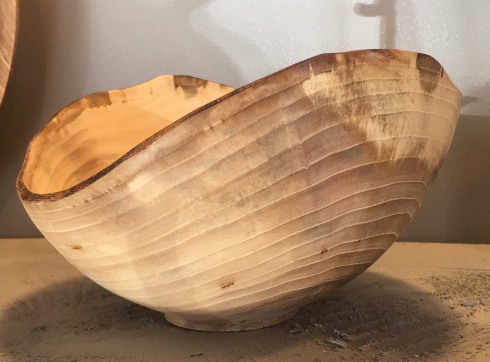 Elm natural edge bowl