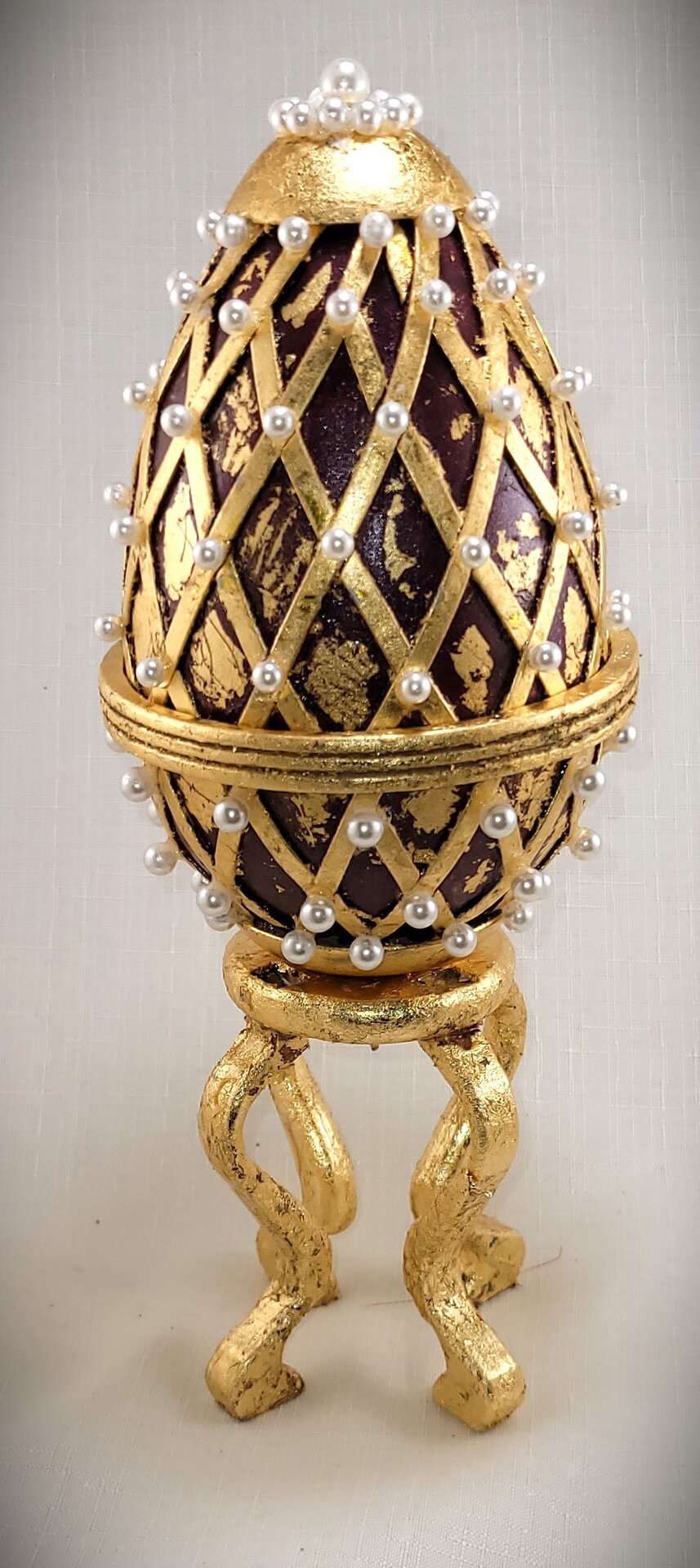 Faux Faberge' Egg Outside