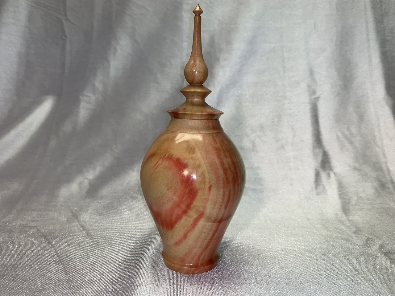 Flamed Box Elder Hollow Form Box