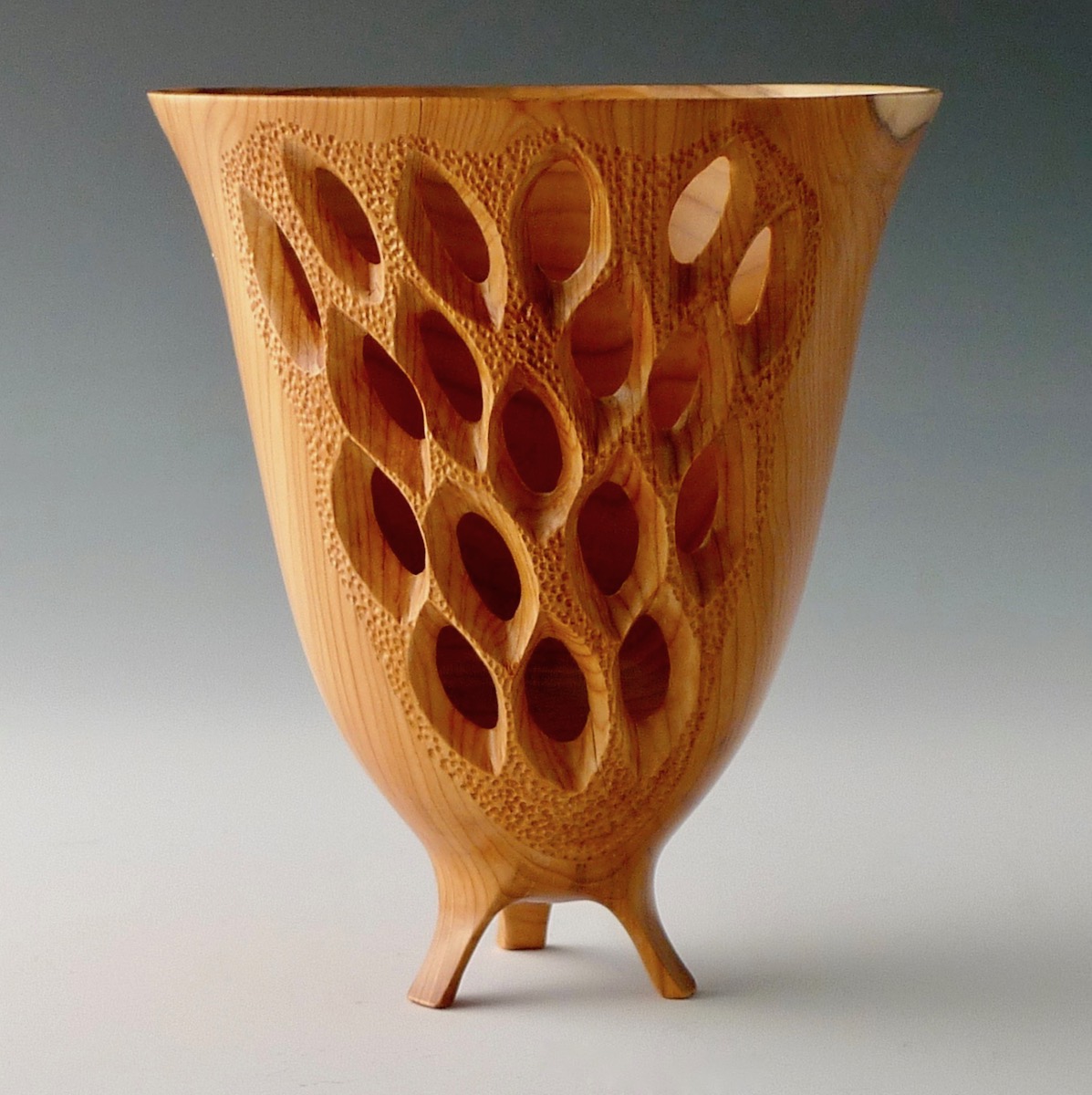Footed Yew Vessel
