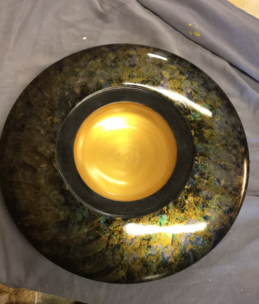 Golden platter