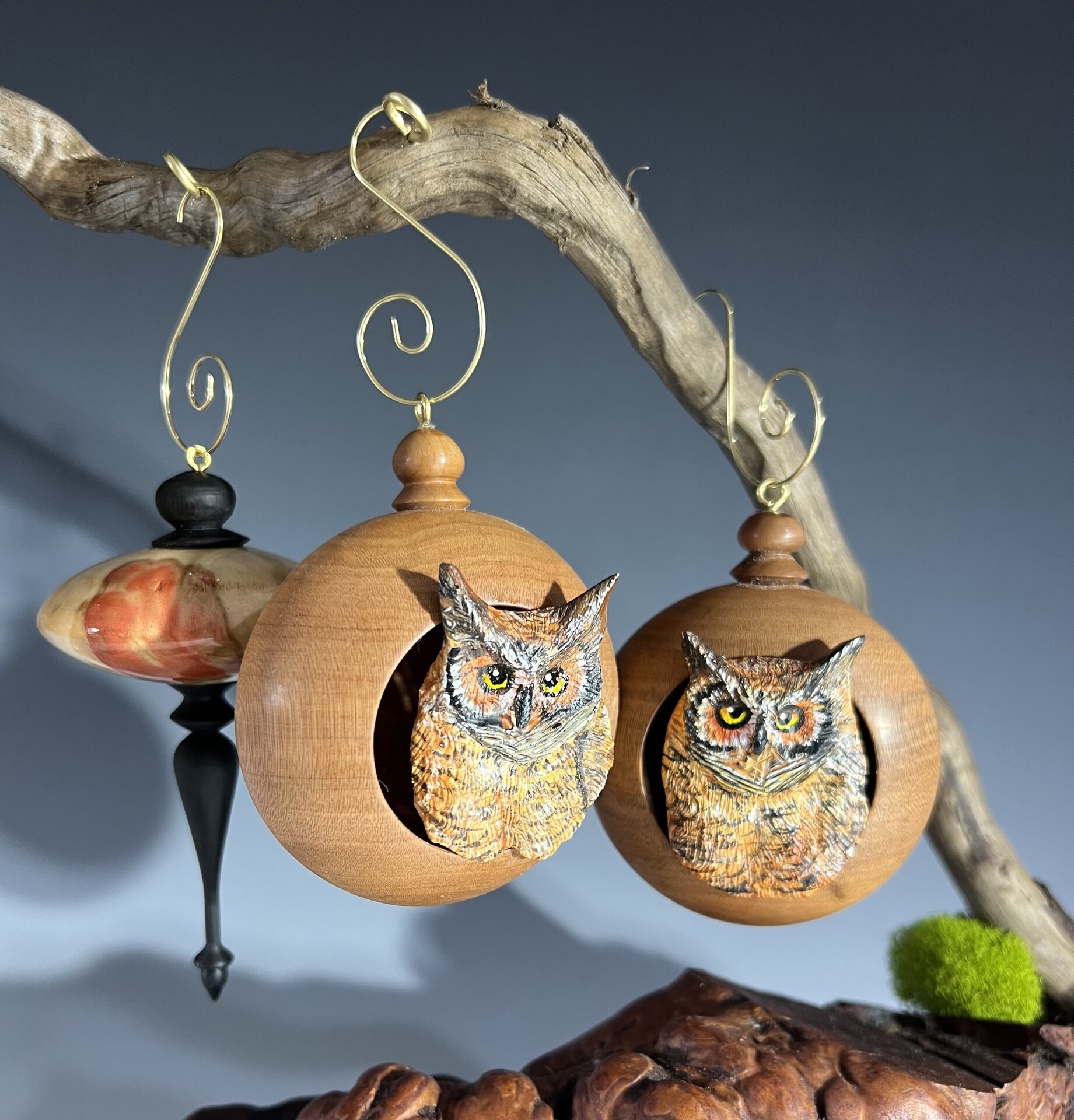 Great Horned Owl ornaments