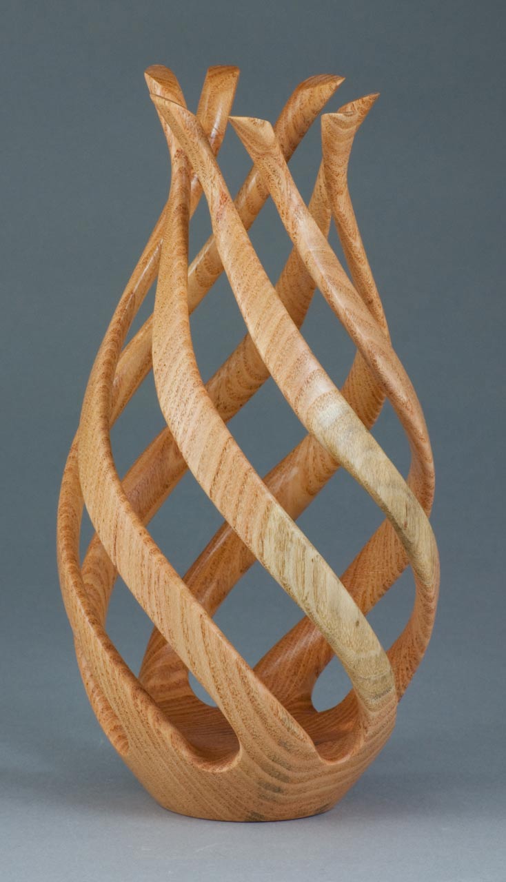 Honey Locust Disconnected Spiral Vase