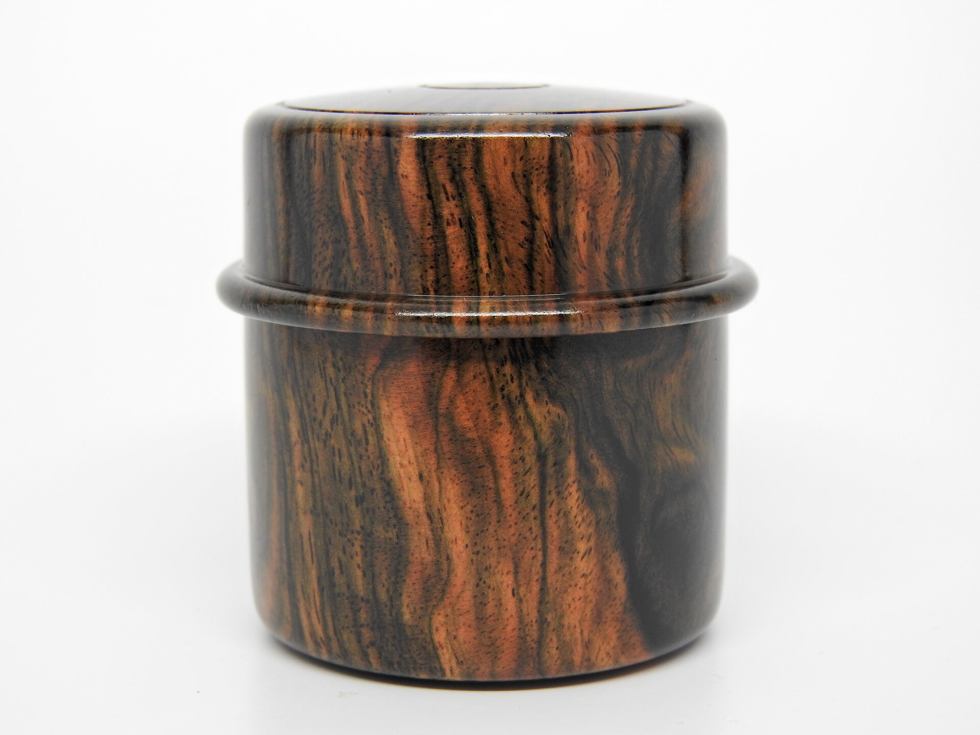 Kamagong Ebony Beaded Cylinder Box