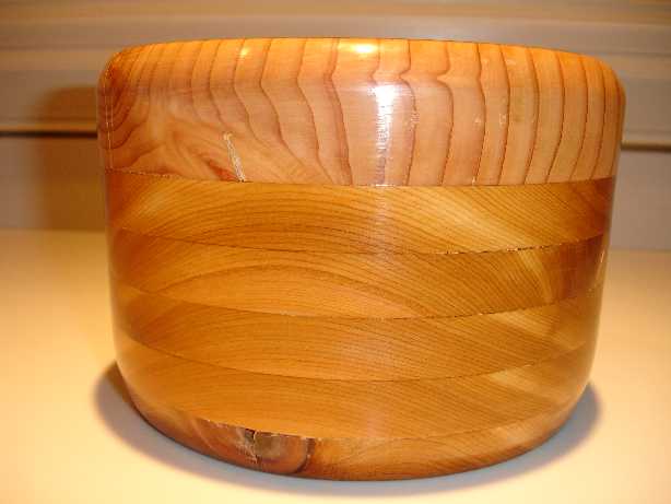 Laminated cedar and aspen