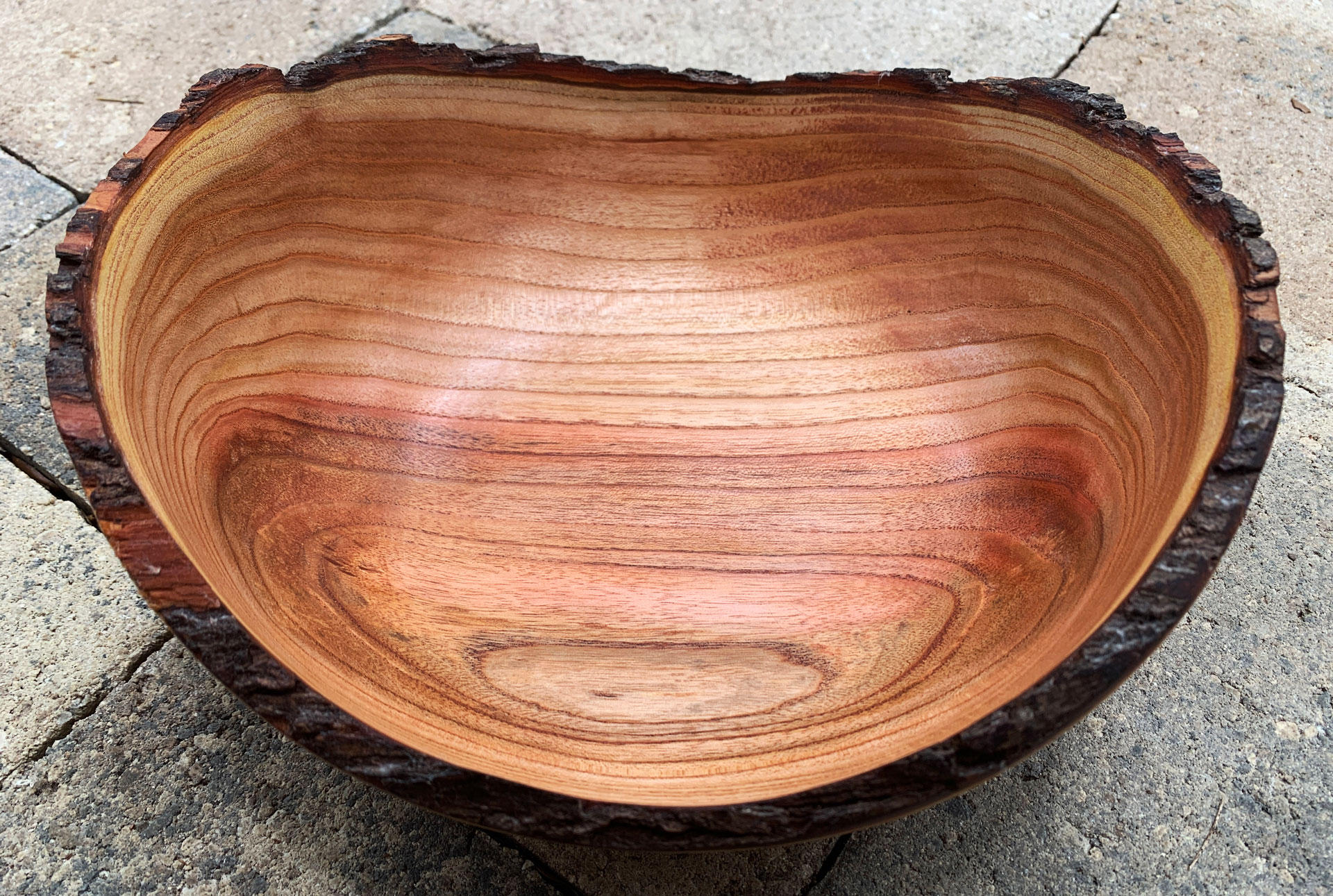 Live Edge Chinaberry Bowl