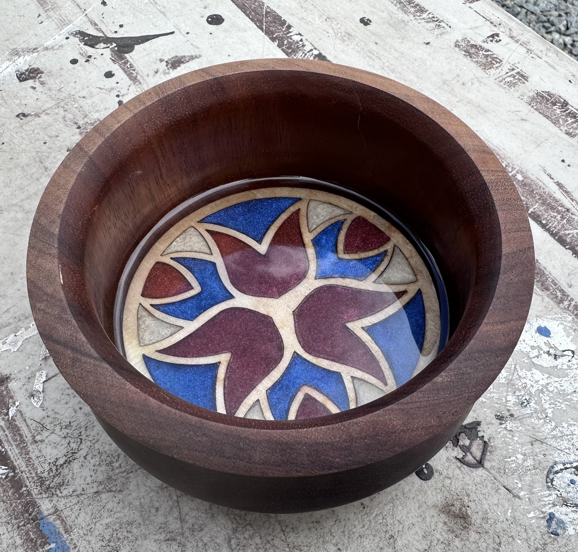 Mandala bottom bowl