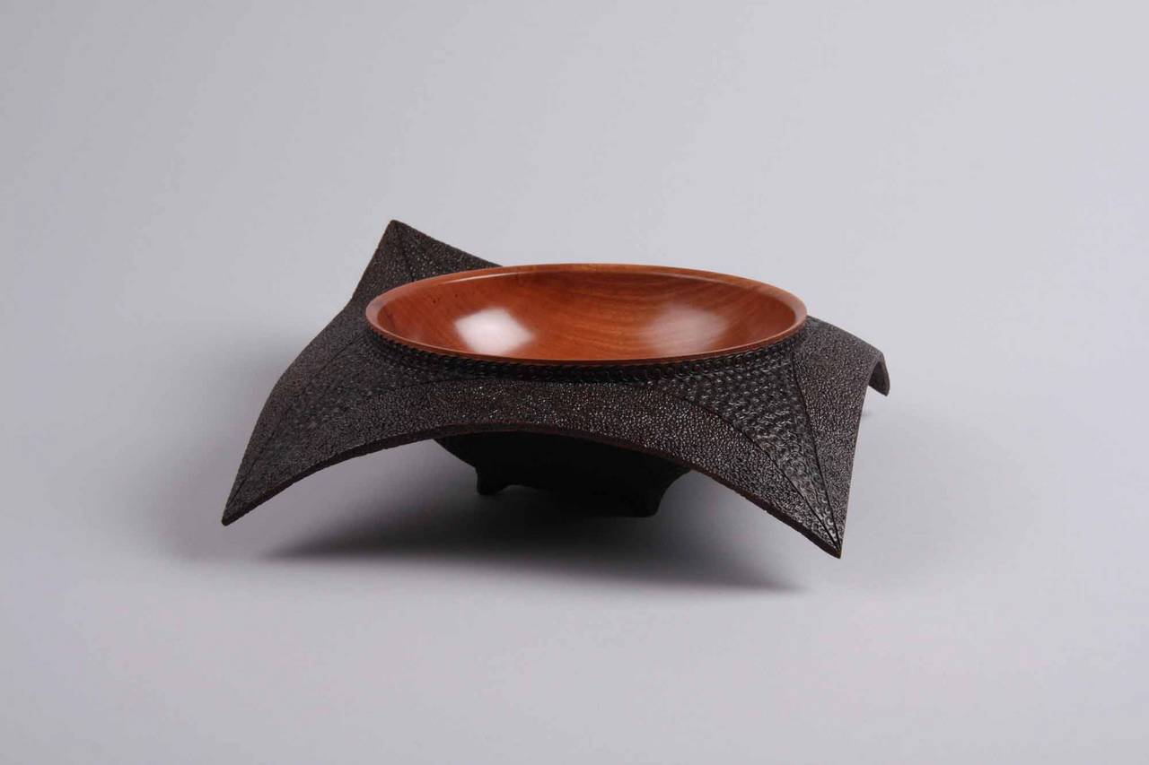 Manta Ray with  leather