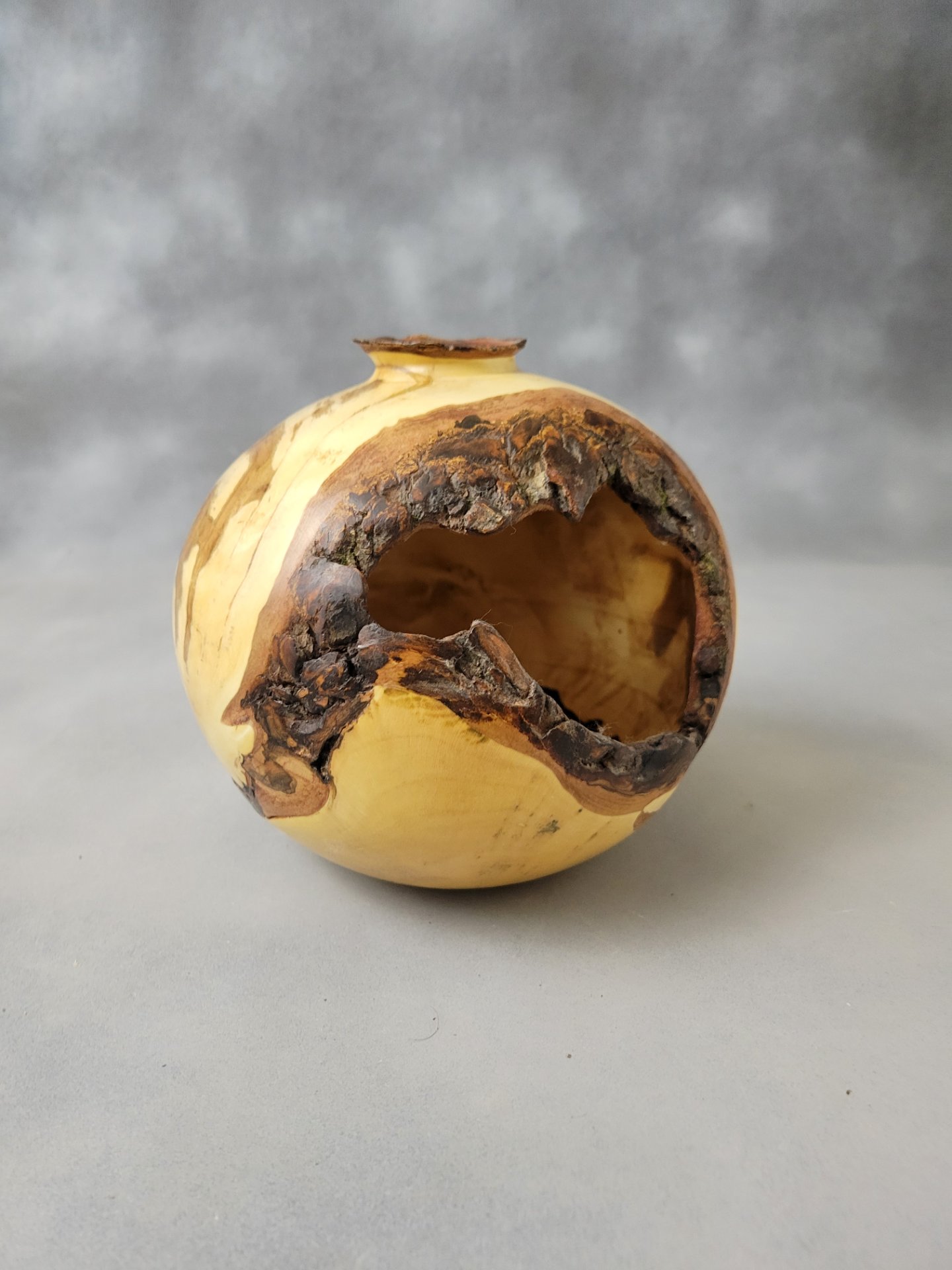 Maple Burl hollow form