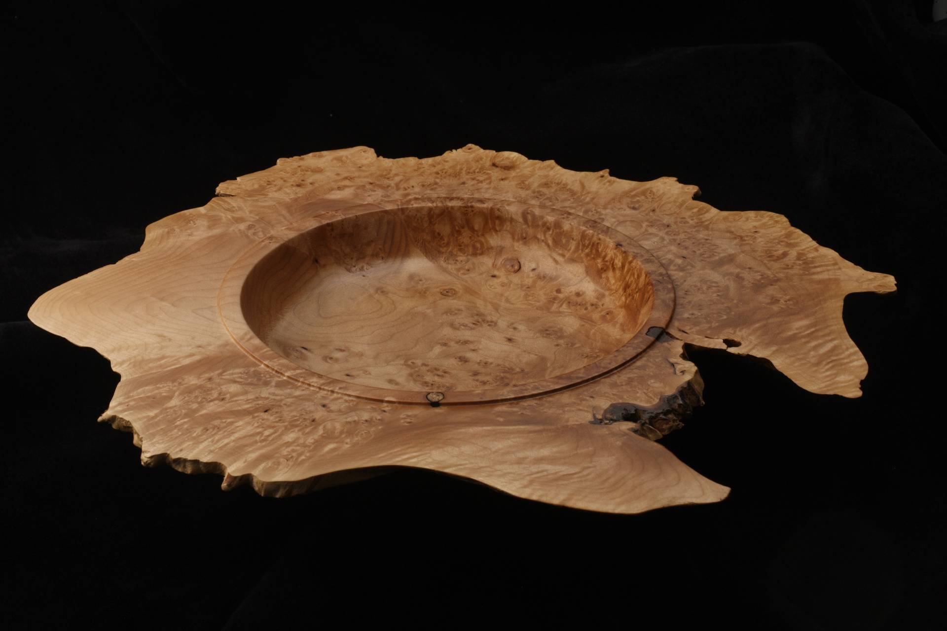 Maple Burl Platter