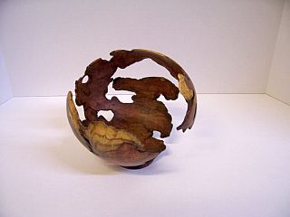 Mesquite mistletoe burl hollow form