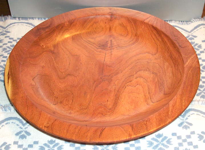 Mesquite platter