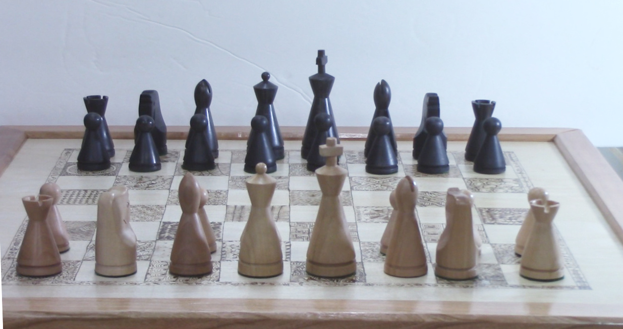 My Woodturned Chess Set