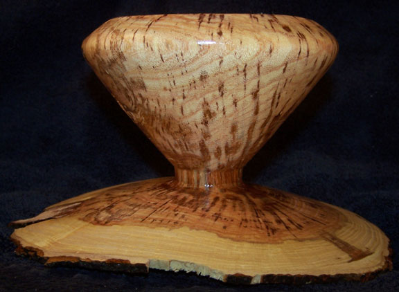 natural edge base vase