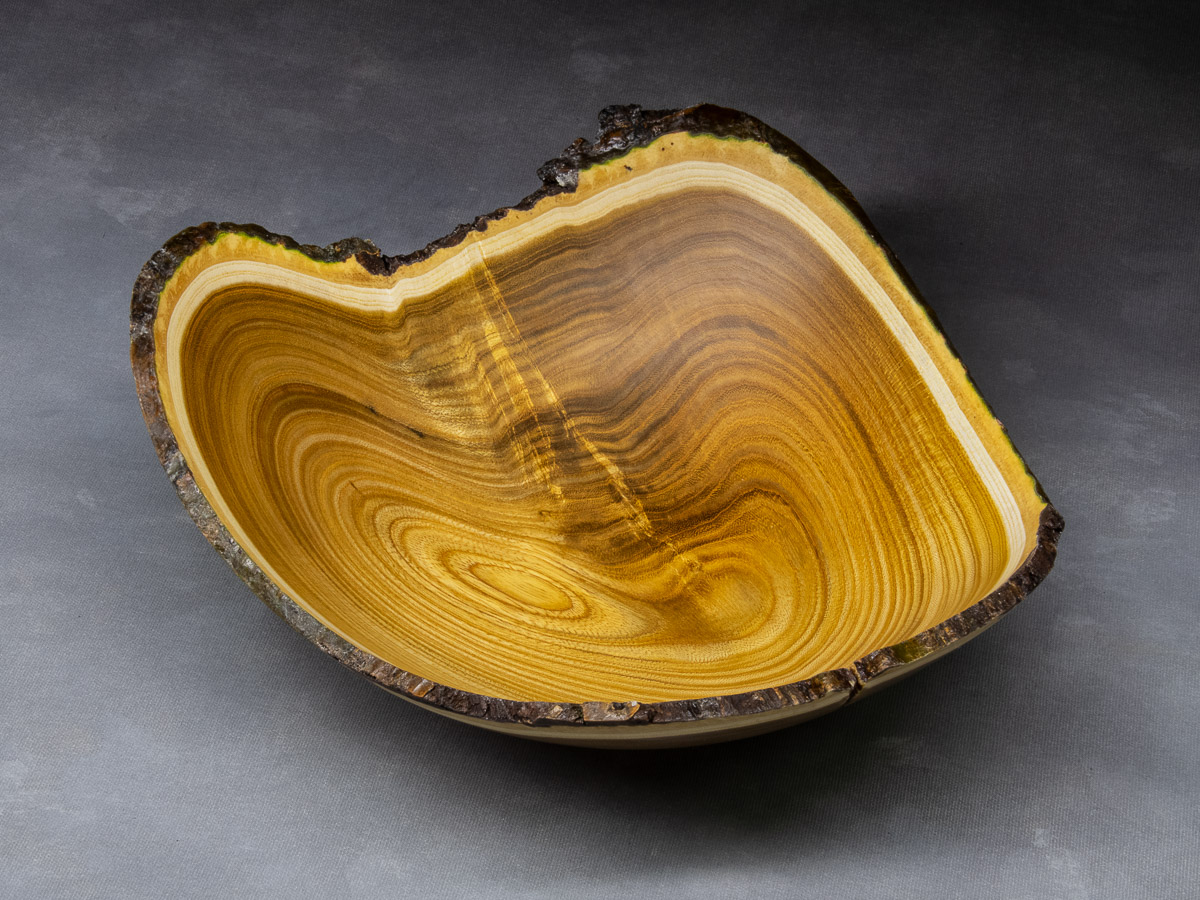 Natural edge bowl