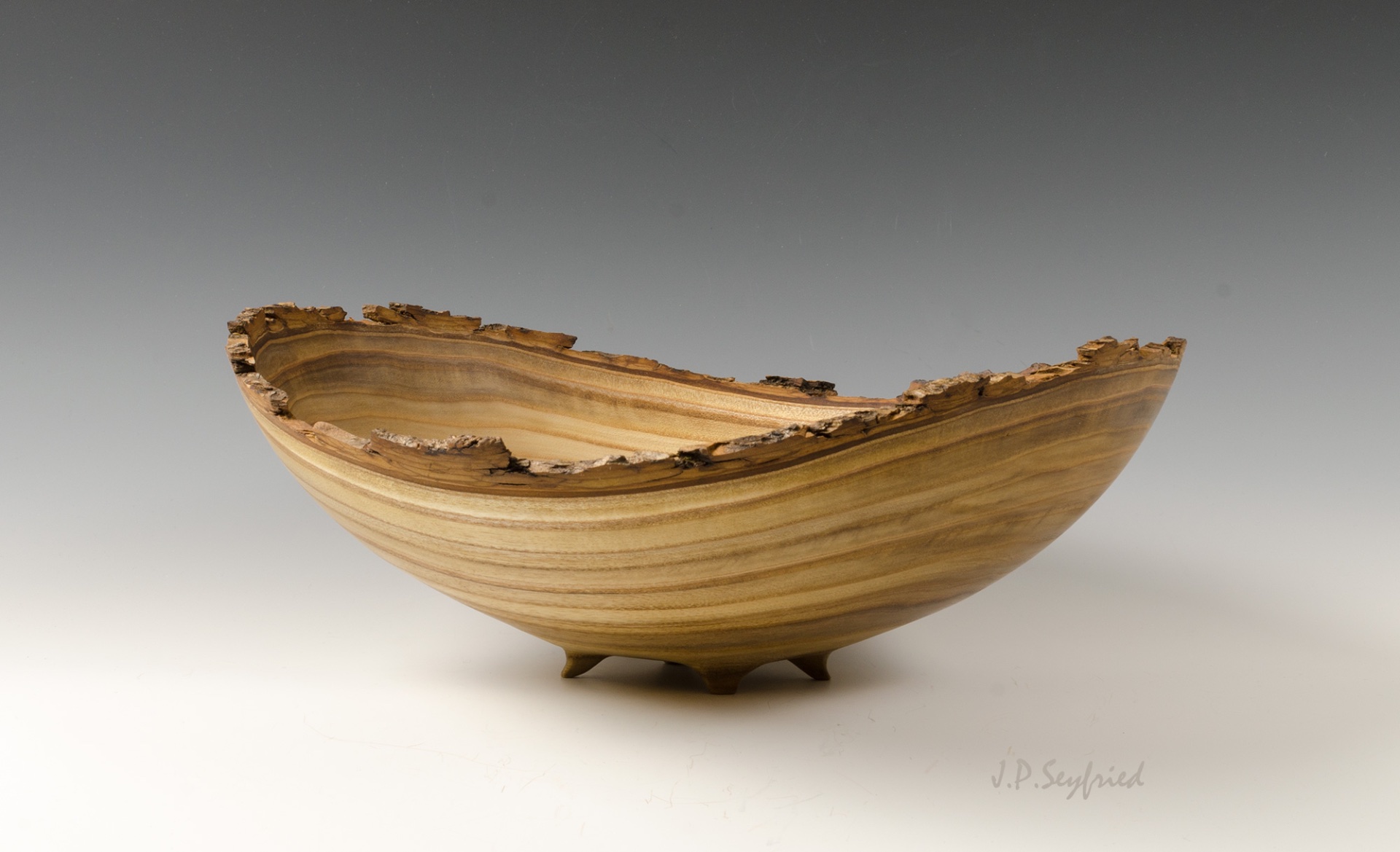 Natural Edge Catalpa Bowl