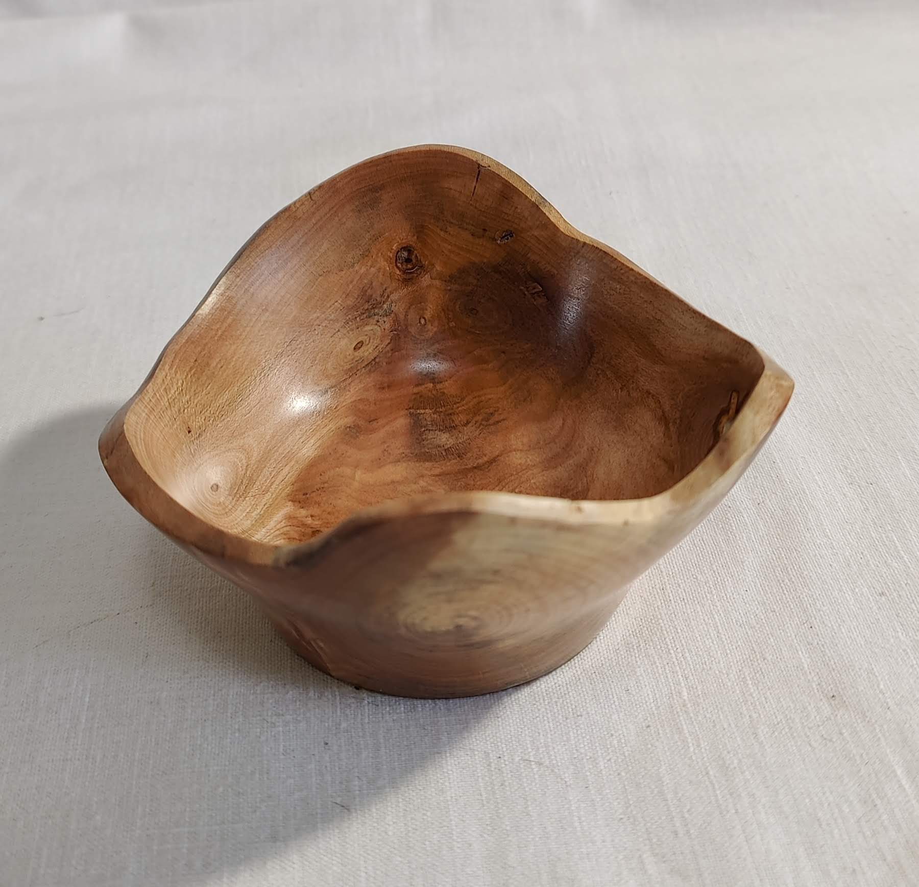 Natural Edge Dogwood Crotch Bowl