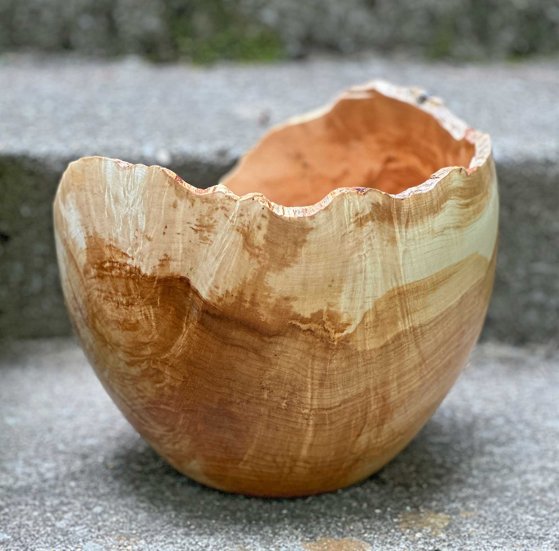 Natural Edge Maple Bowl