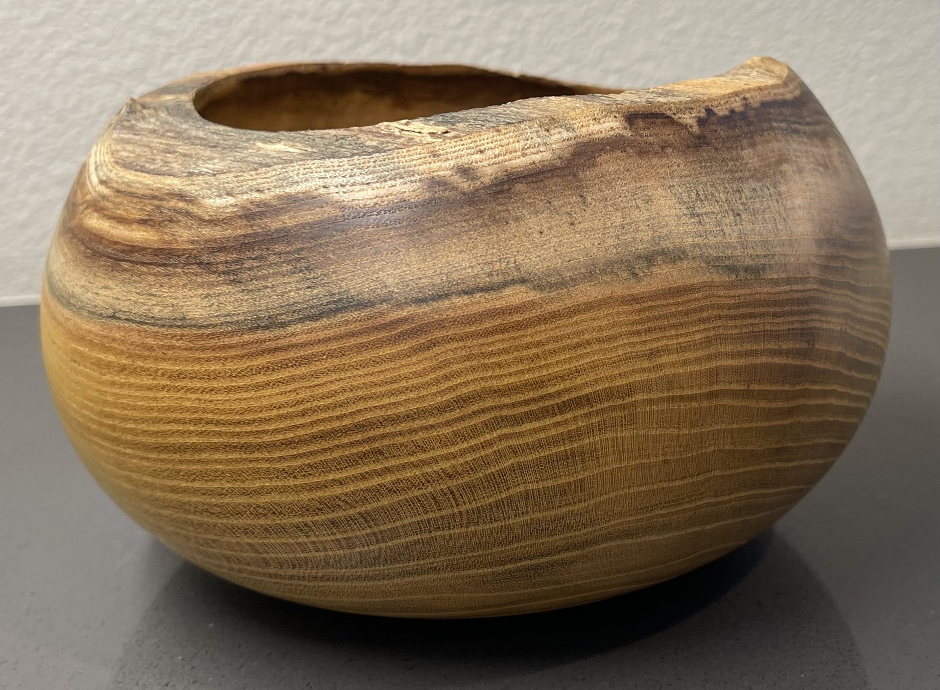 Natural edge mulberry bowl
