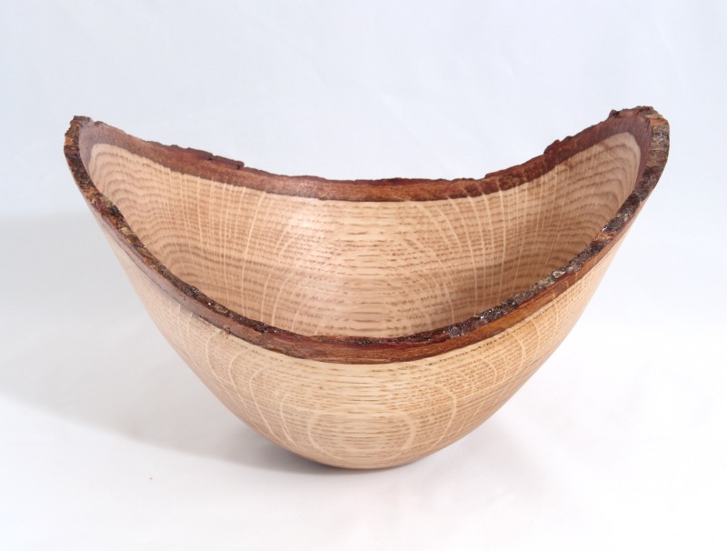 Natural Edge Oak Bowl