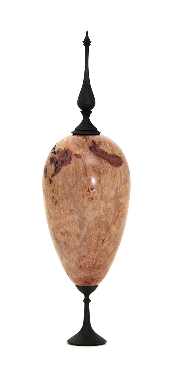 Natural Maple burl vessel