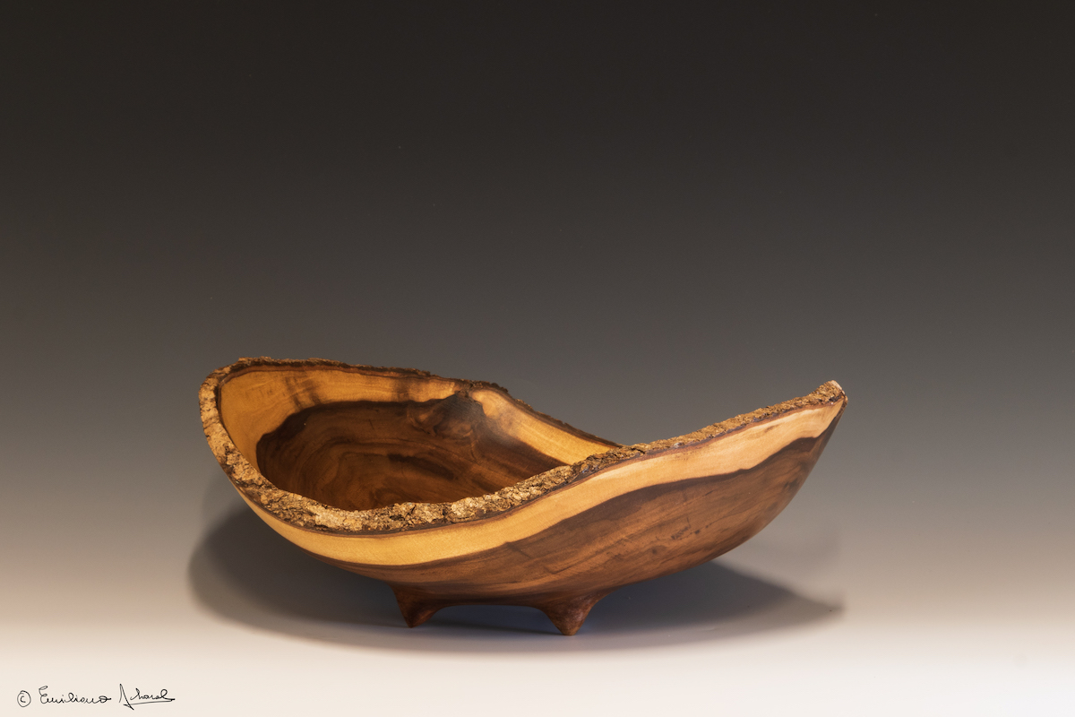 NE Bowl with carved feet