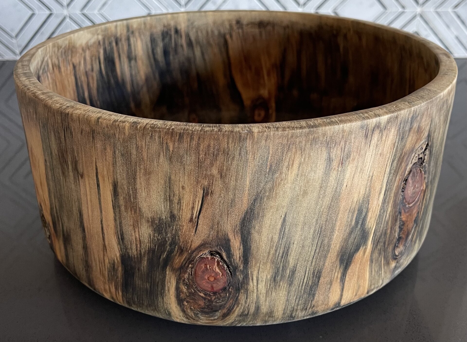 Norfolk pine tortilla bowl