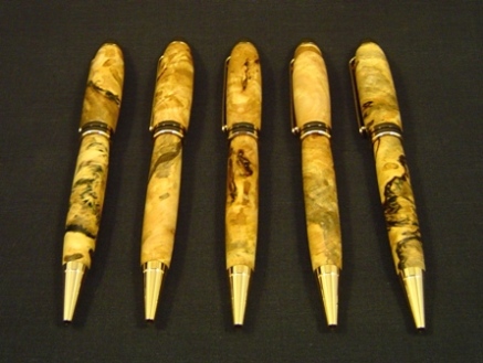 Oak Burl Designer Pens