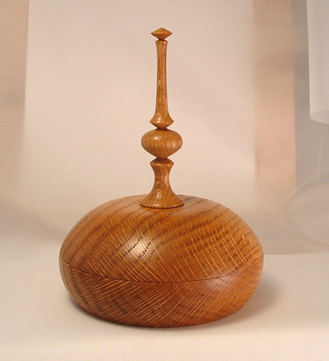 Oak trinket box