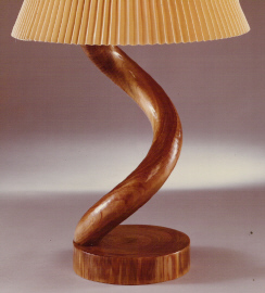 One spiral lamp