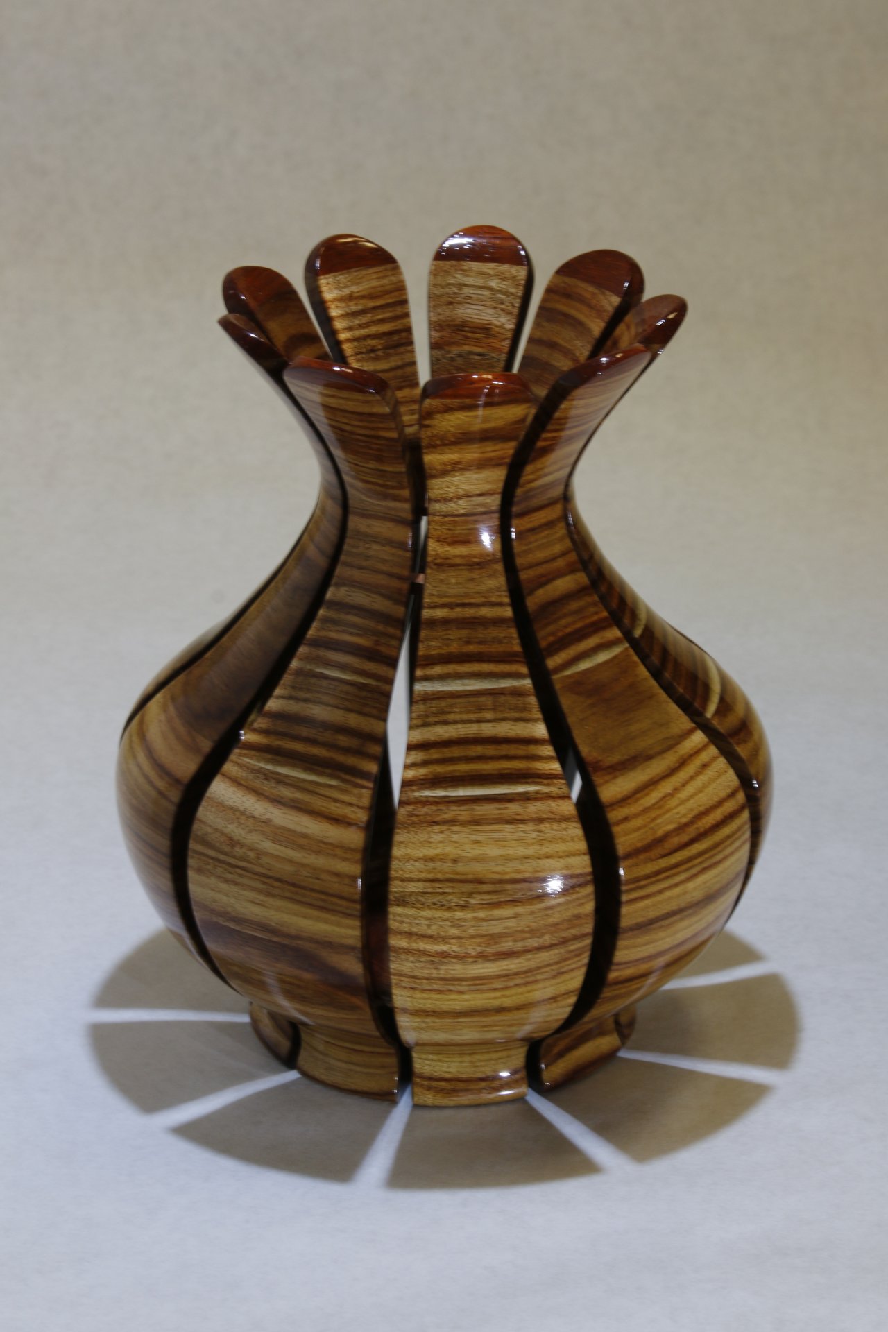 Open Segmented Vase