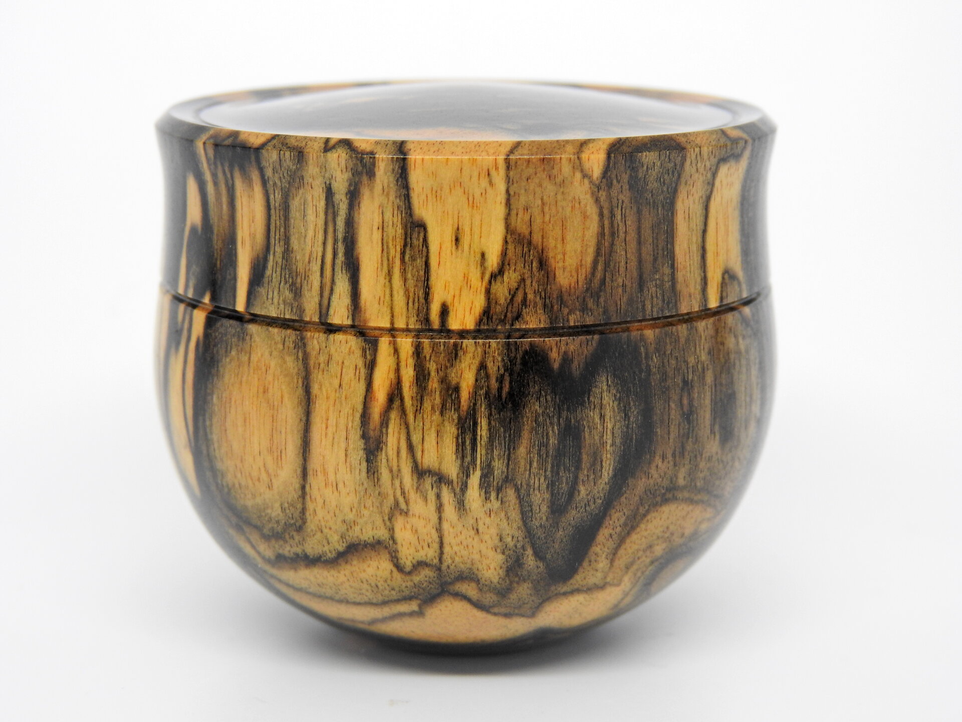 Pale Moon Ebony Round Bottom Box