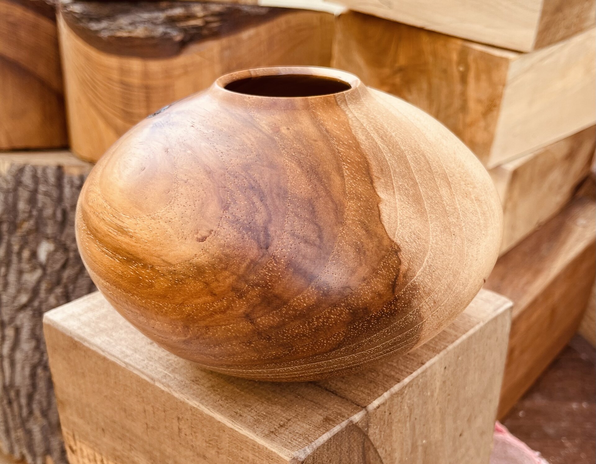 Pecan hollow form