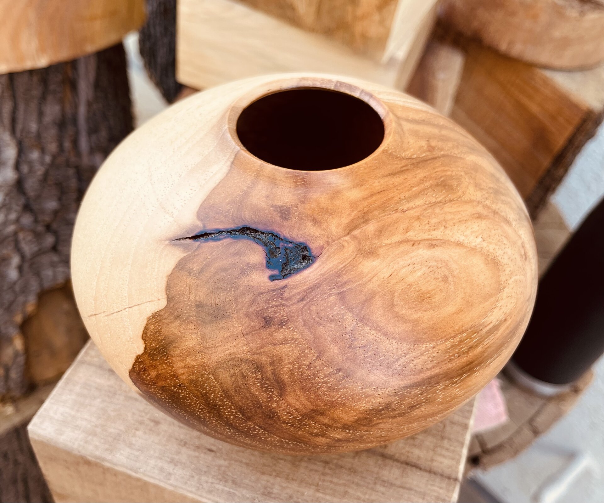 Pecan hollow form