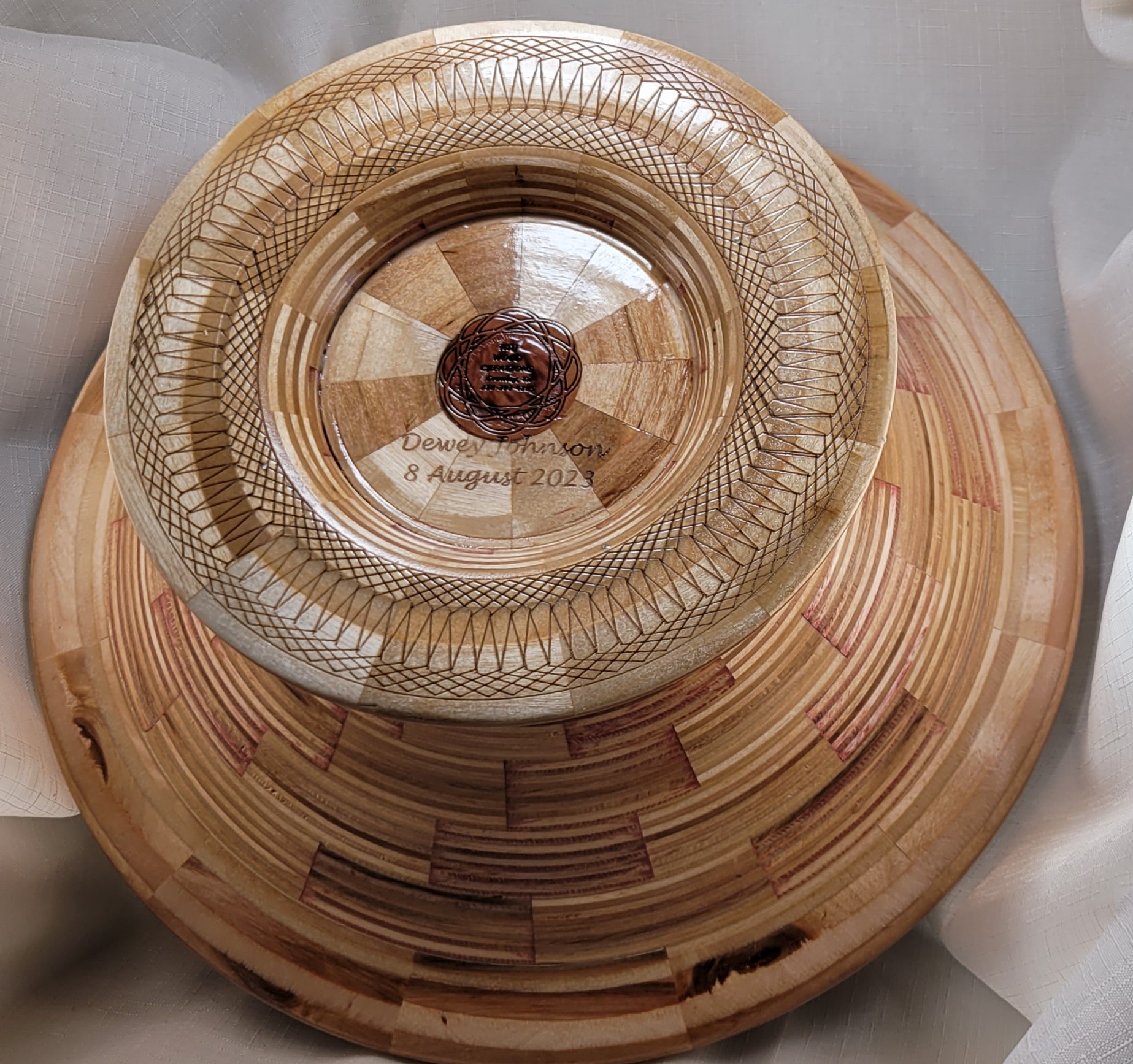 Plywood Segmented Bowl Base