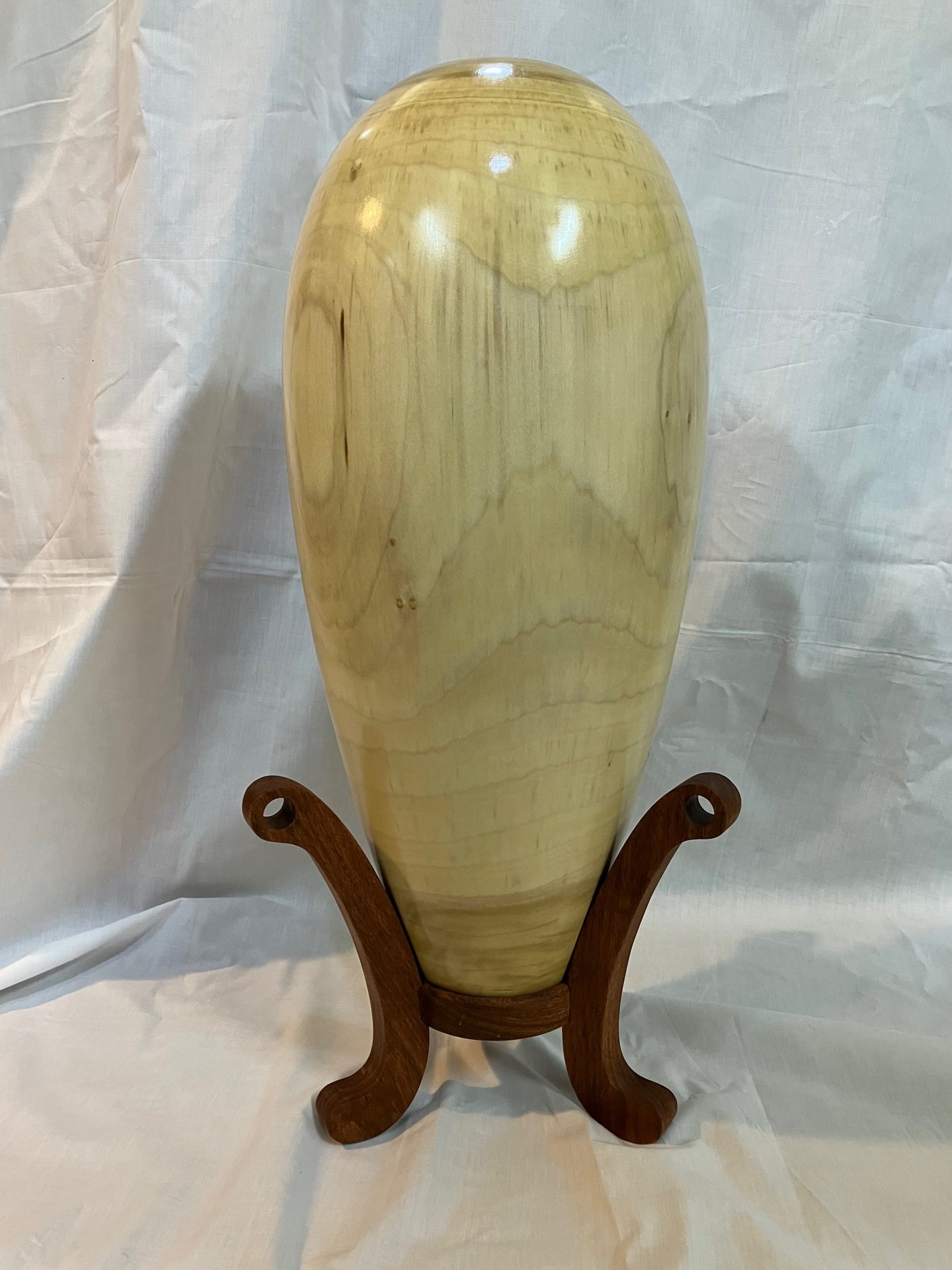 Poplar Vase & Mesquite Stand