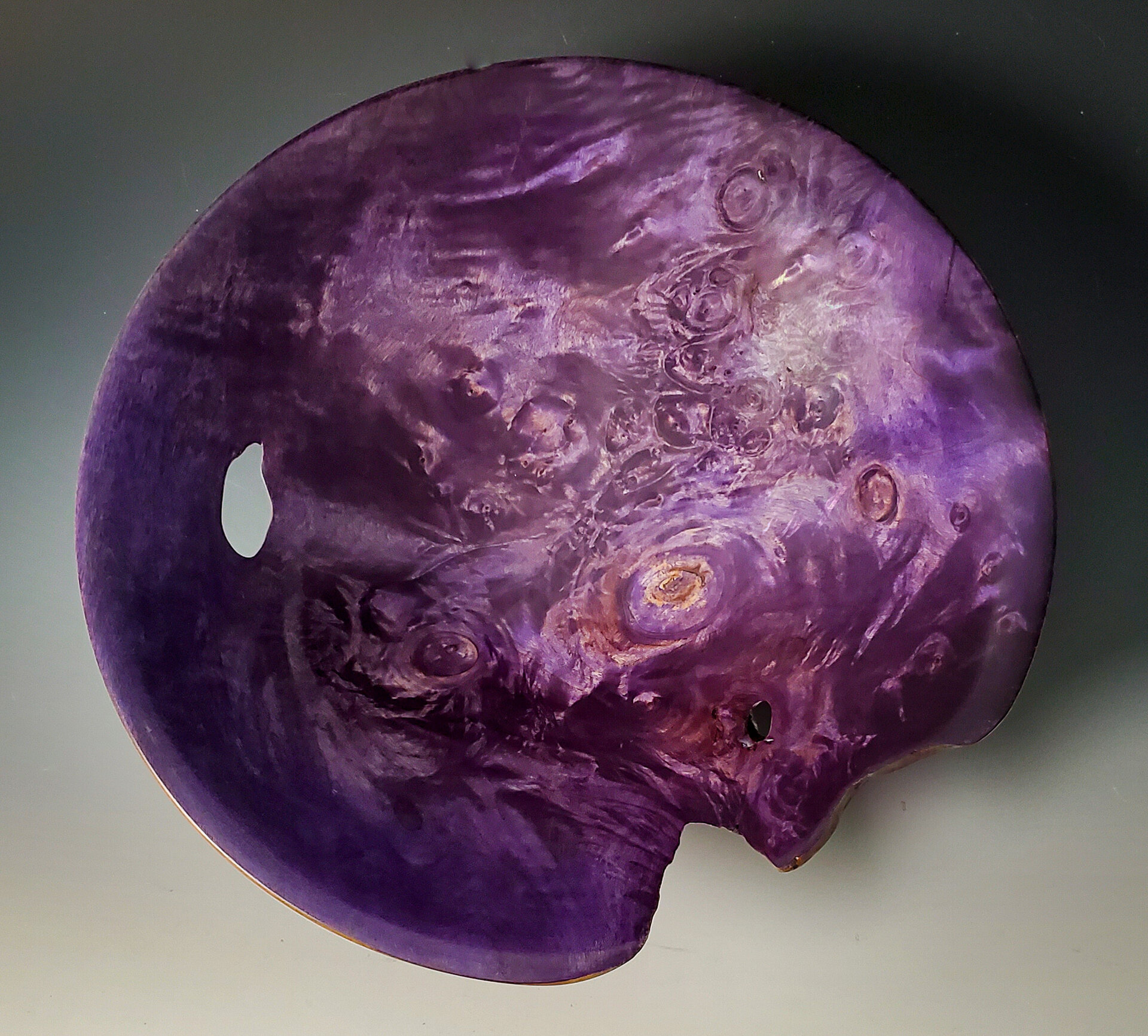 Purple Burl Bowl