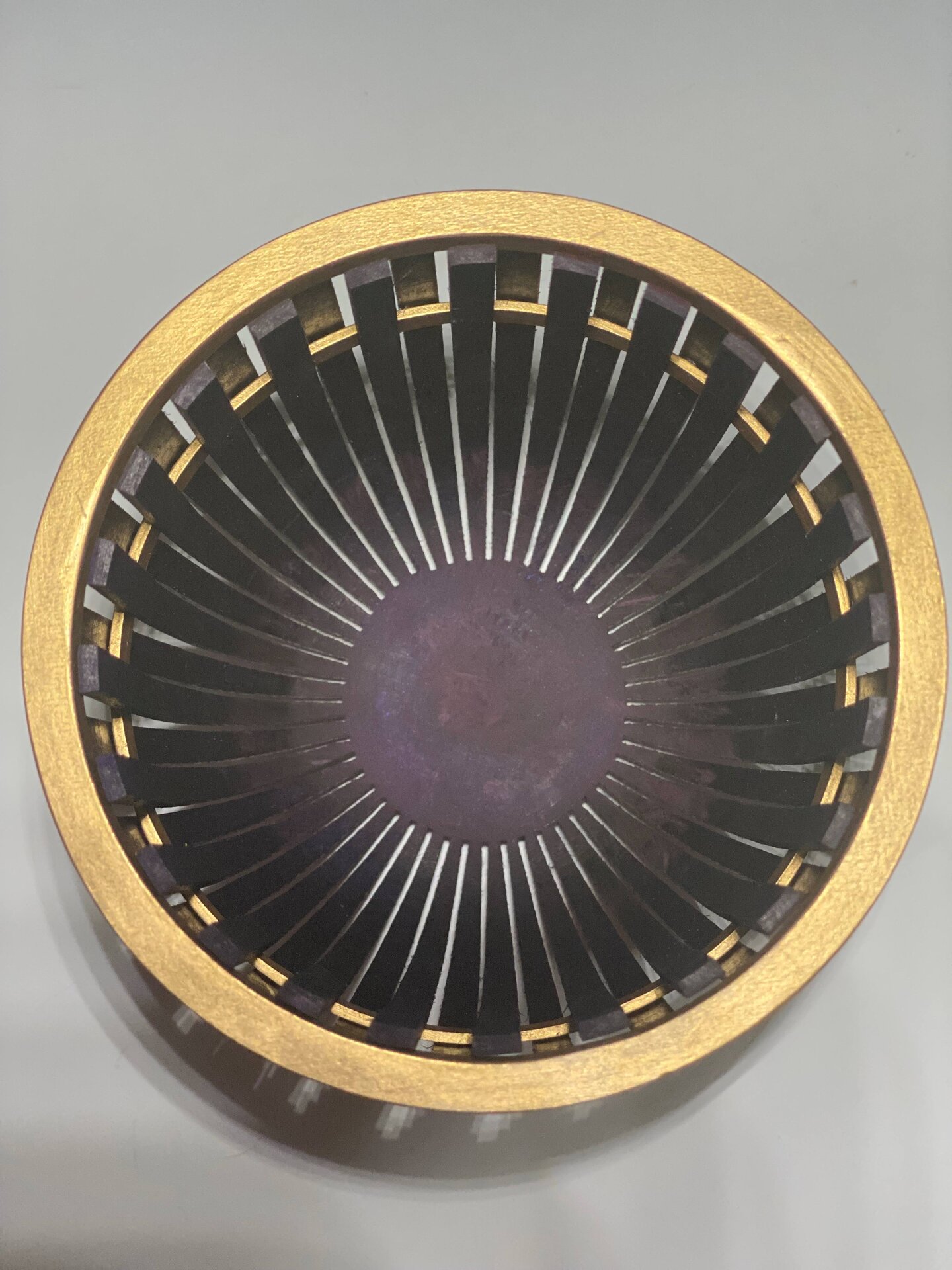 Radial bowl