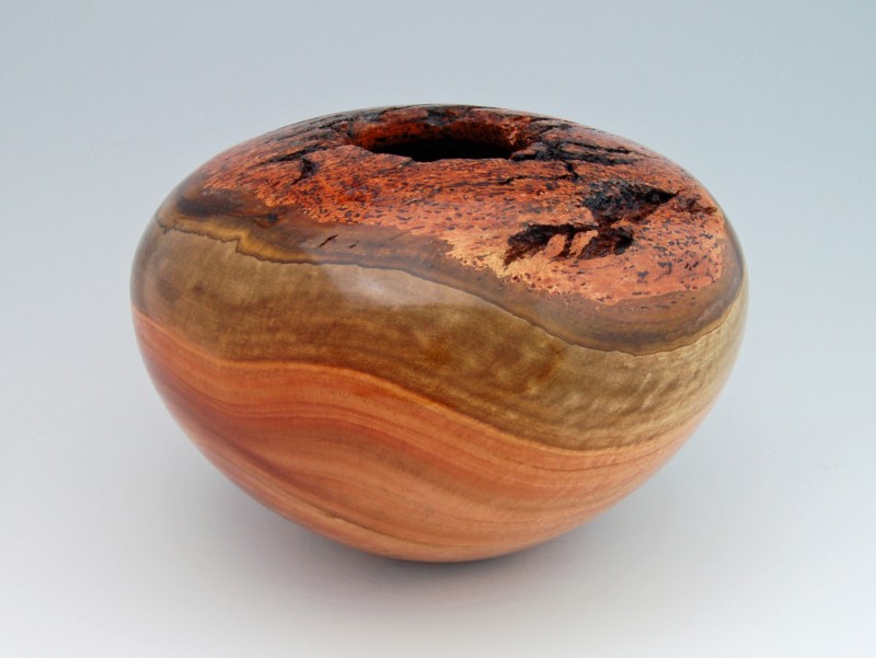 Red Eucalyptus Natural Edge Hollow Form