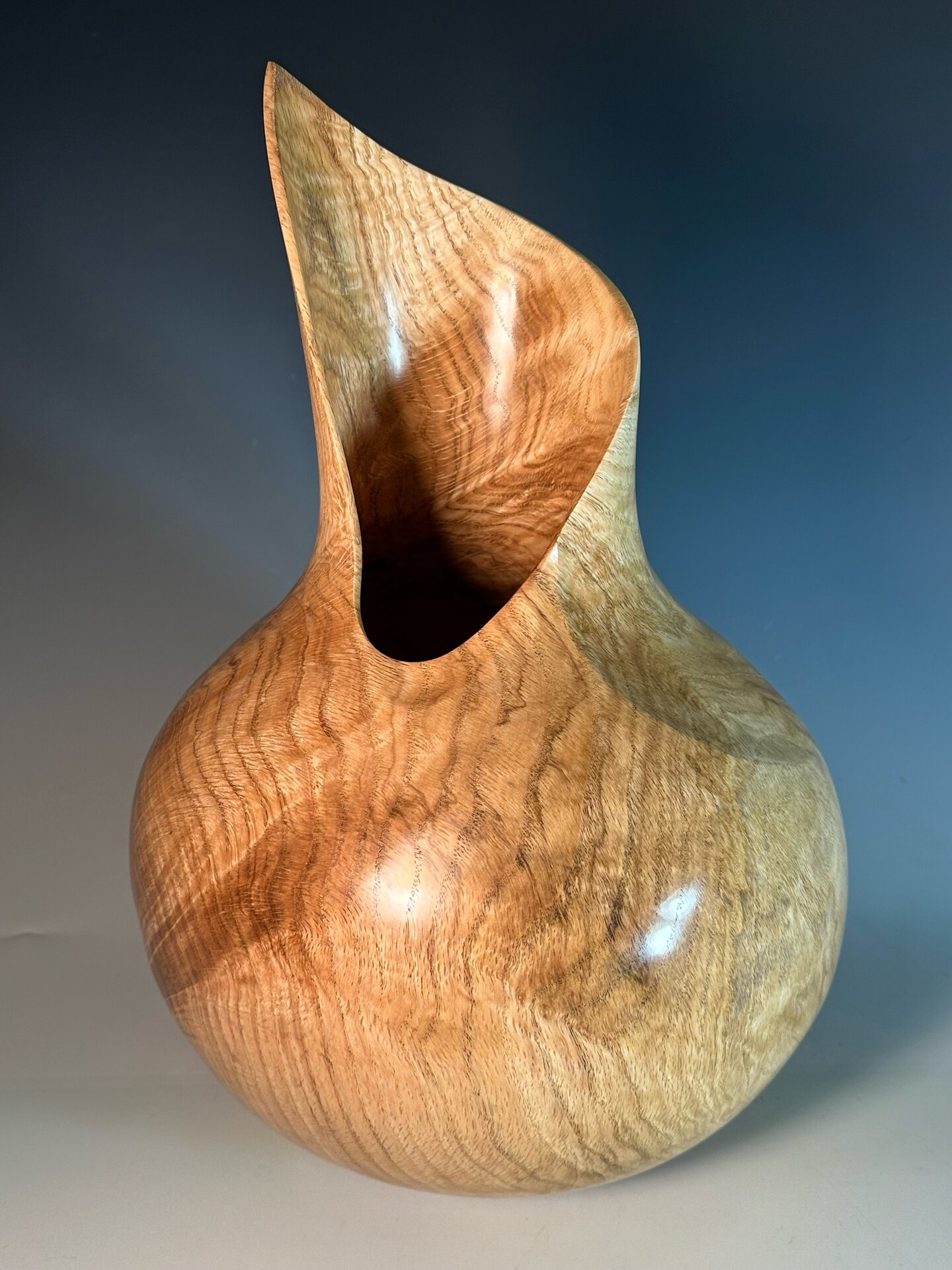 Red Oak Burl Vase