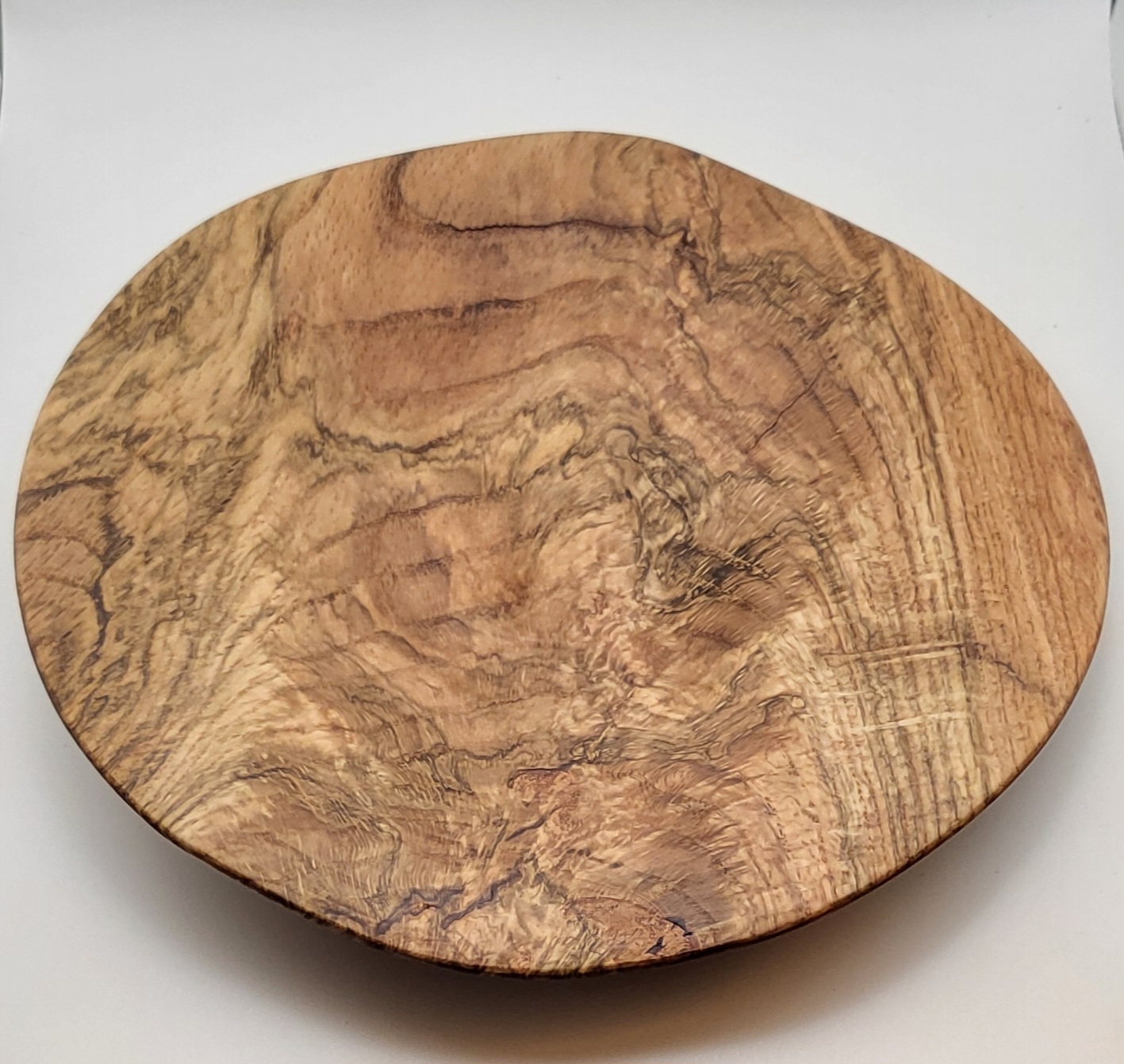 Red oak, crotch platter