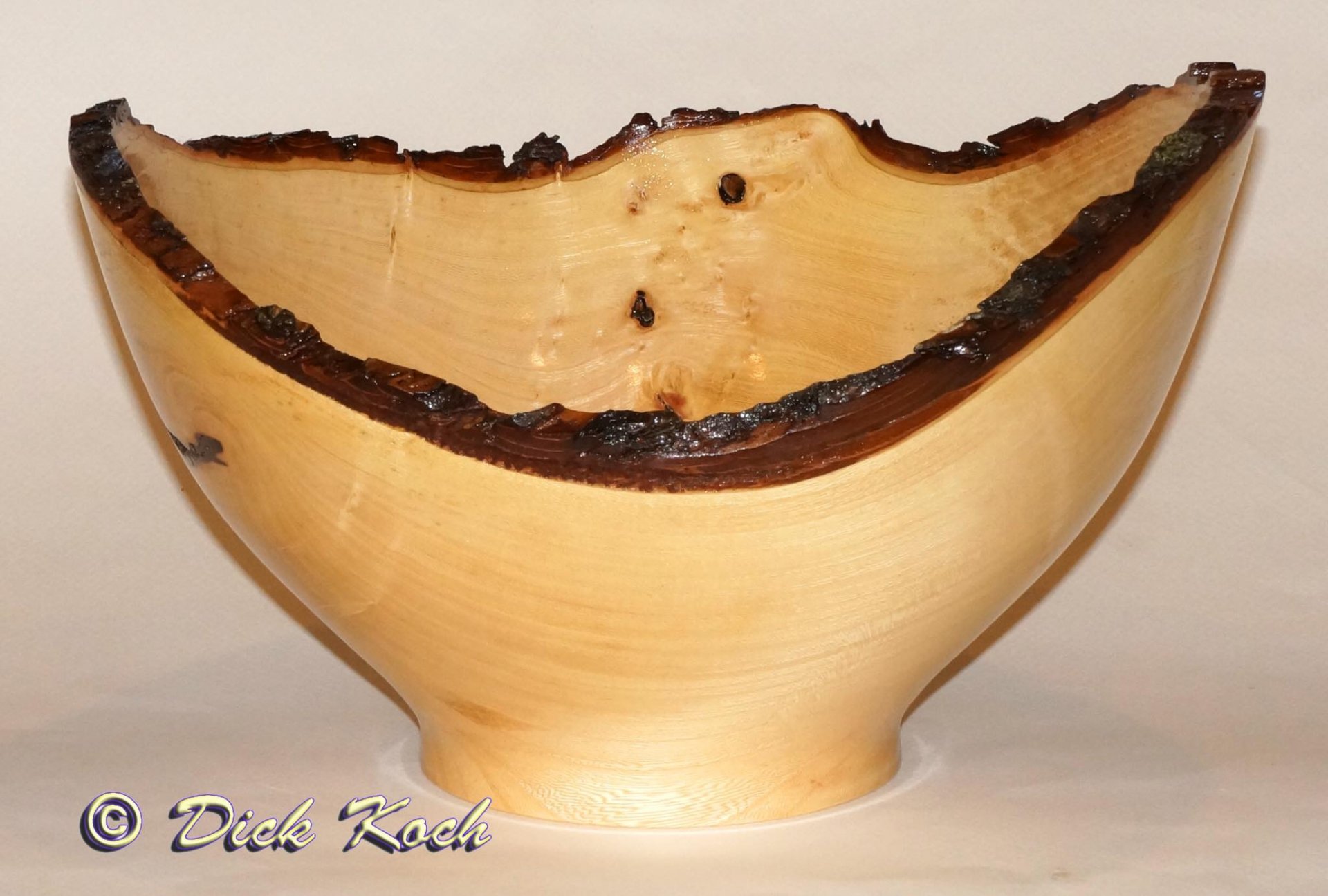 Red Oak Natural Edge Bowl