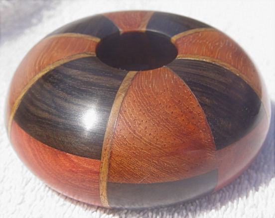 Segmented hollow form.